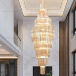Crystal Chandelier for Penthouse Villa Living Room - Modern Light Luxury Design