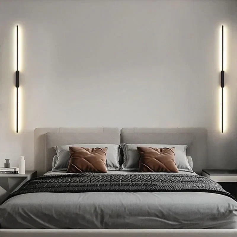 Nordic Slim LED Wall Sconces for Bedroom & Living Room