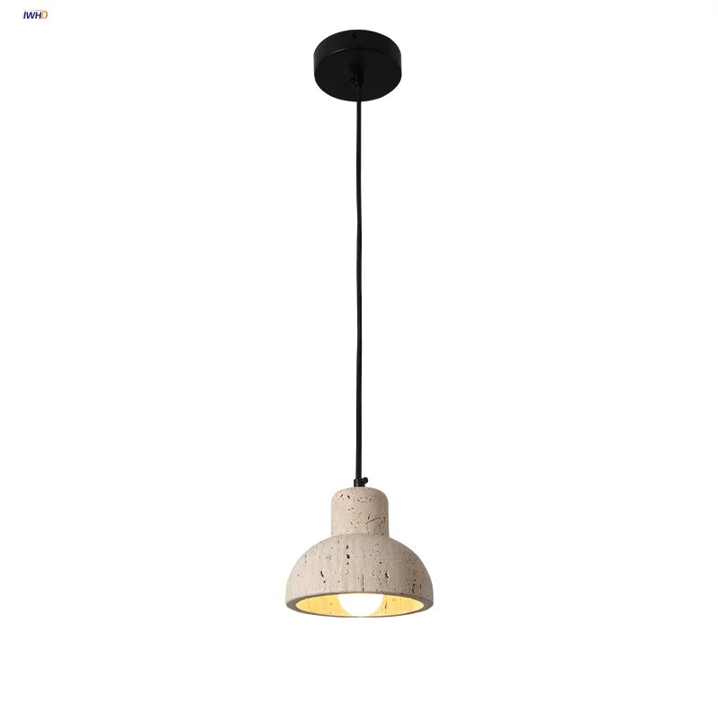 Cave Stone LED Pendant Lamp - Nordic Modern Hanging Light