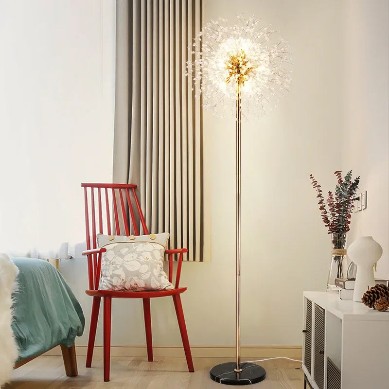 Luxury Dandelion Floor Lamp with Changeable Light Bulb