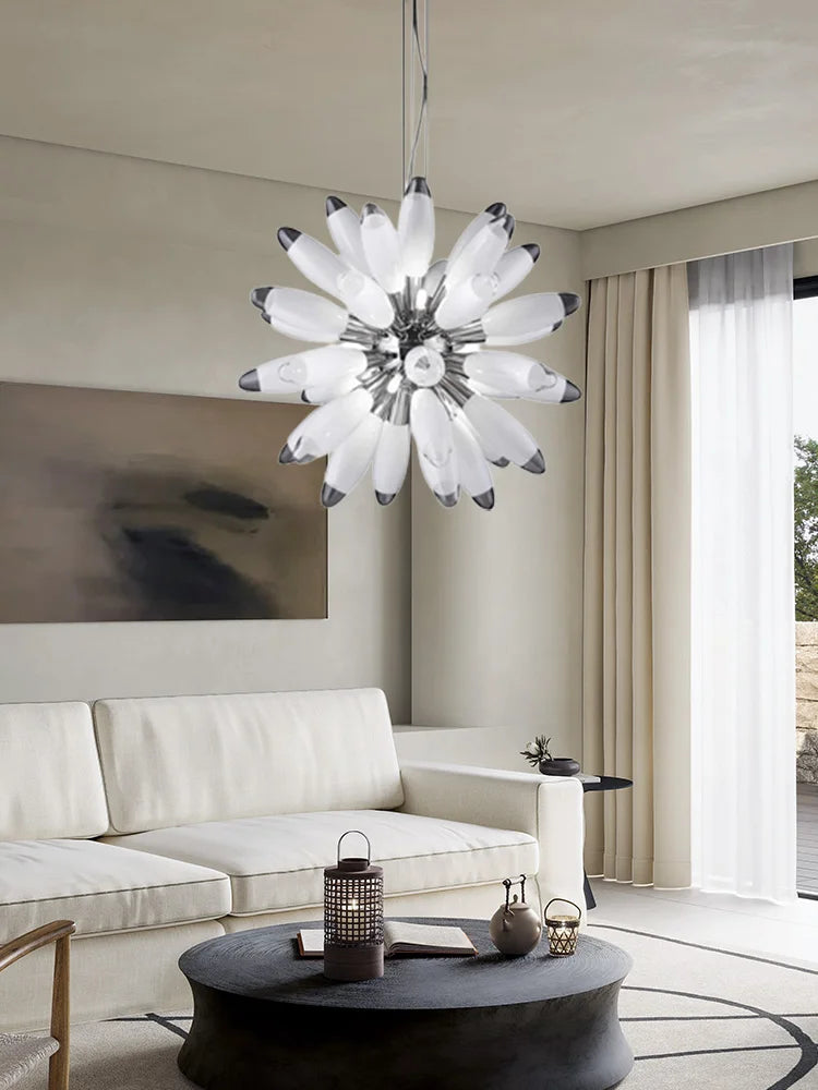 LED Globe 2025 Chandelier in Chrome/Gold - Spectacular Lighting Fixture