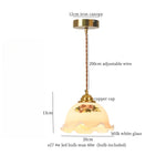 Afralia™ Cracked Glass LED Pendant Lights for Home Decor, Restaurant, Living Room, Kitchen