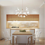 LED Branch Chandelier for Kitchen Dining Bedroom – Nordic Style Hanging Lamp