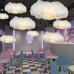 Cloud Cotton Pendant Light Chandelier for Living Dining Room