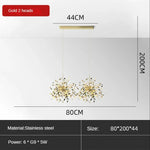 Scandinavia Leaf Chandelier Pendant Lamp Kitchen Living Room Decor Lighting