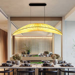 Wabi Sabi Fabric Pendant Light for Dining Room and Bar Decor