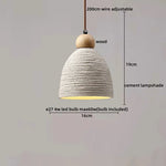 Nodric LED Pendant Lamp Cement & Wood Hanging Light