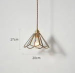 Blue Glass Pendant Lights - Bedroom Dinning Living Room Fixtures