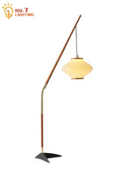 Cream Wind Acrylic Designer LED Floor Lamp for Living Room and Bedroom