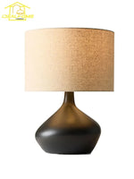 Minimalist Wabi-sabi Resin Table Lamp LED E27 for Living Room Bedside Bedroom