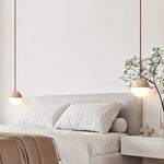 Yellow Travertine LED Pendant Light - Modern Nordic Style Dining Room Fixture.