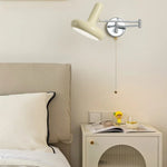 Cream LED Swing Arm Wall Lamp for Living Room Bedroom Mirror Stair Light