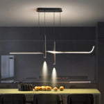 Modern LED Dining Room Chandelier for Minimalist Dining Tables and Bars