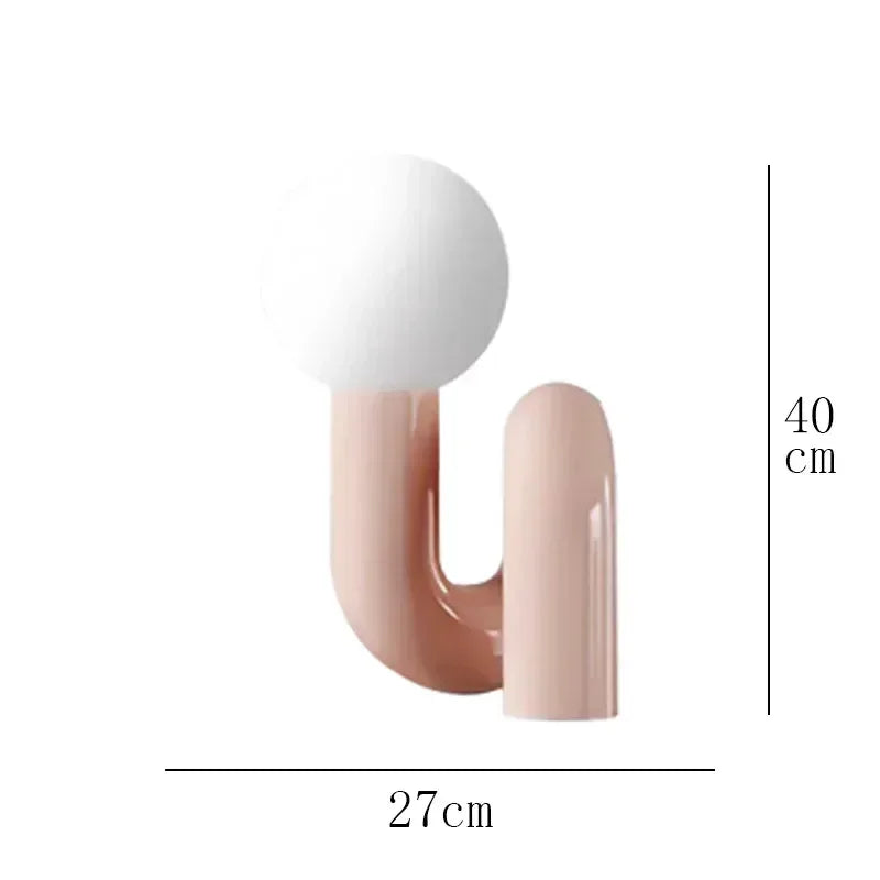 Resin Table Lamp: Modern Design for Bedroom & Living Room