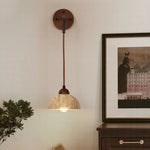 Yellow Travertine LED Wall Lamp for Home Decor