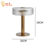 Glass Table Lamp LED G4 Luxury Minimalist Modern Light Fixtures for Home Decor