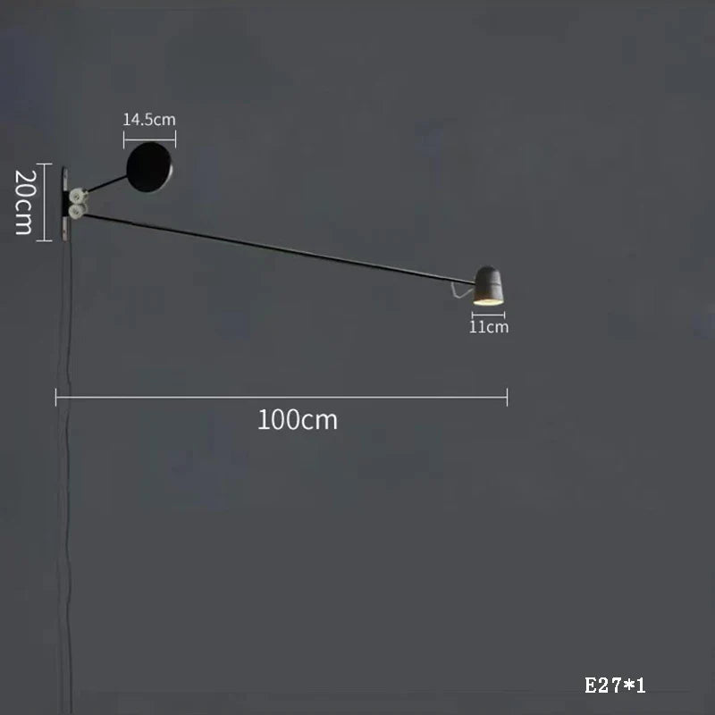 Modern Dimmable LED Wall Light for Living Room and Bedroom