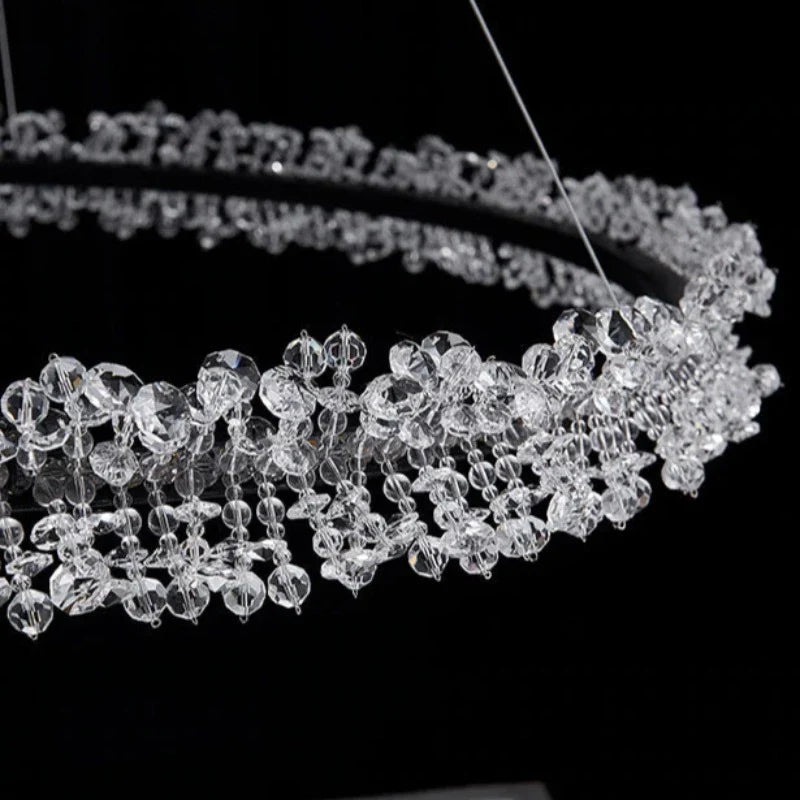 Capri 2-Tier Crystal Ring Chandelier
