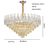Brilliance Crystal Chandelier for Luxe Living & Dining Rooms.
