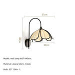 Modern Creamy E27 Wall Sconce LED Lamp Petals Luminarias for Indoor Lighting