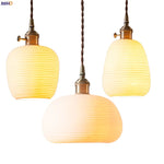 Minimalist Ceramic LED Pendant Lamp for Kitchen Bedroom Living Room