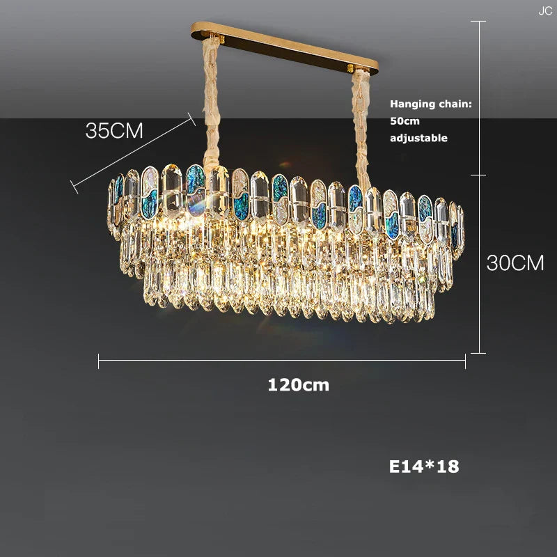 Crystal Chandelier LED Lighting for Living Room