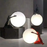 Humanoid Sculpture LED Table Lamp for Bedroom & Living Room