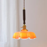 Blue Glass LED Pendant Lamp for Dining Living Room Bedroom