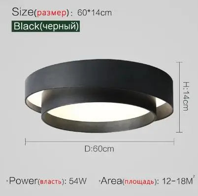 Nordic Round Ceiling Lamp for Living Room, Bedroom, Dining Room Decor