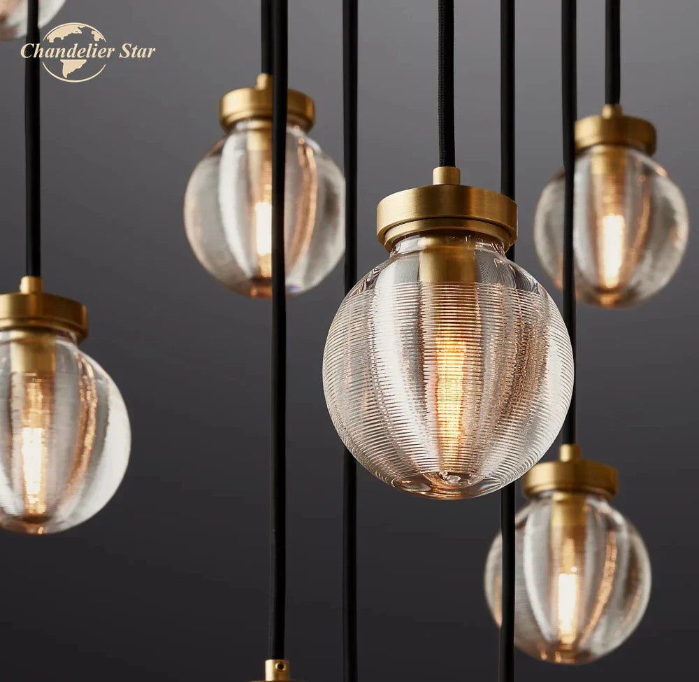 LED Crystal Pendant Chandelier - Modern Round Hanging Light for Home Decor