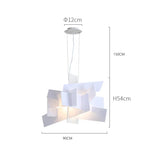 Acrylic Leaf Pendant Lamps: Modern Ceiling Hanging Light for Kitchen Island & Living Room