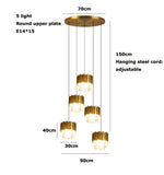 LED Crystal Chandelier Lighting for Foyer décor