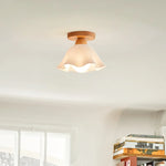 LED Wood Acrylic Ceiling Lamp Modern Art Decor Light Fixture