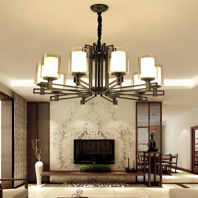 Zen Copper Chandelier for Living Room, Dining Room, Hotel, Restaurant
