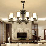 Zen Copper Chandelier for Living Room, Dining Room, Hotel, Restaurant
