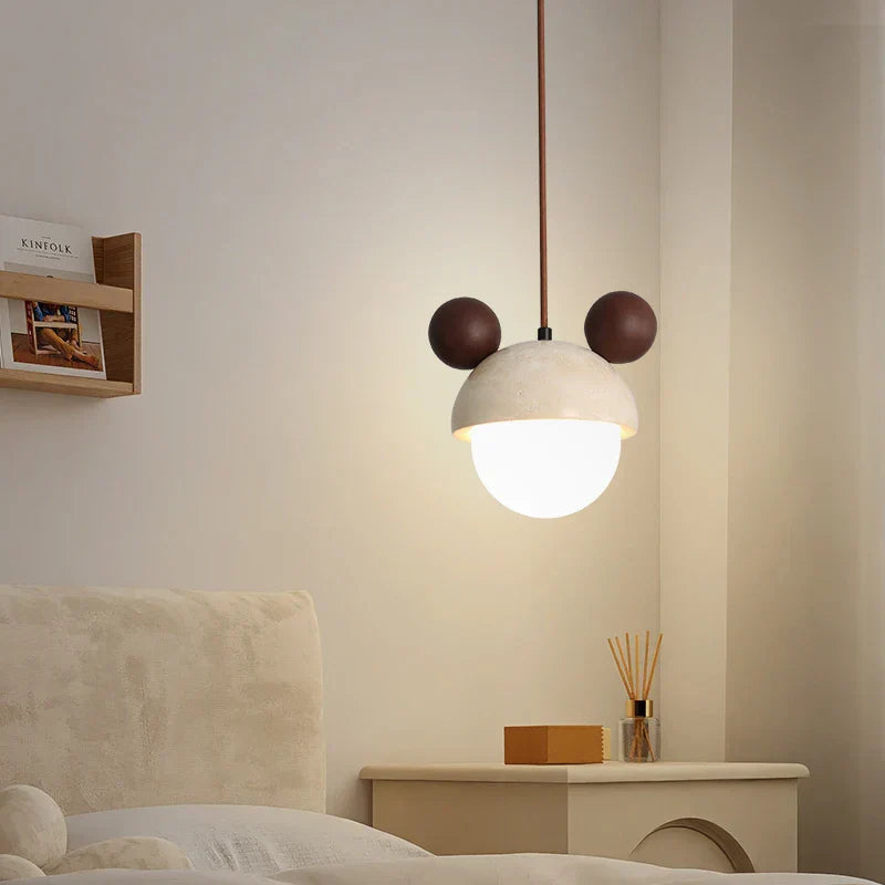 Afralia™ Stone LED Hanging Lamp: Nordic Modern Pendant Lighting for Living Room & Bedroom