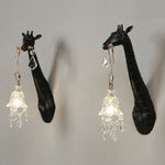 Giraffe Resin Wall Lamp Sconce Light for Bedside & Living Room Decor