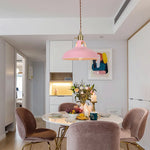 Blue Iron Art LED Pendant Light, Nordic Modern Style for Home and Commercial Spaces