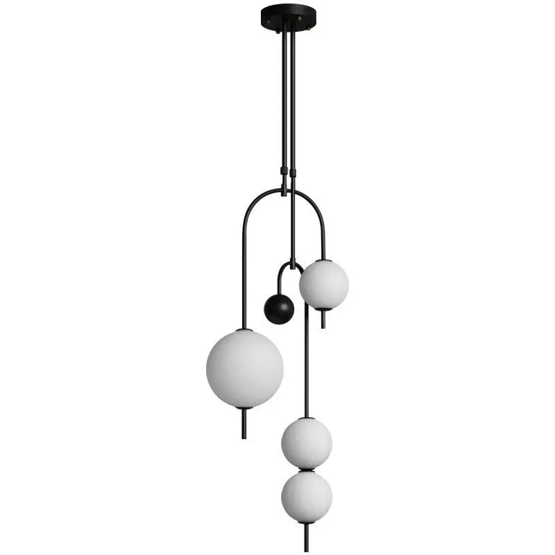 Glass Suspension Kitchen Island Chandelier Ceiling Pendant - Modern Living Room Hanging Light