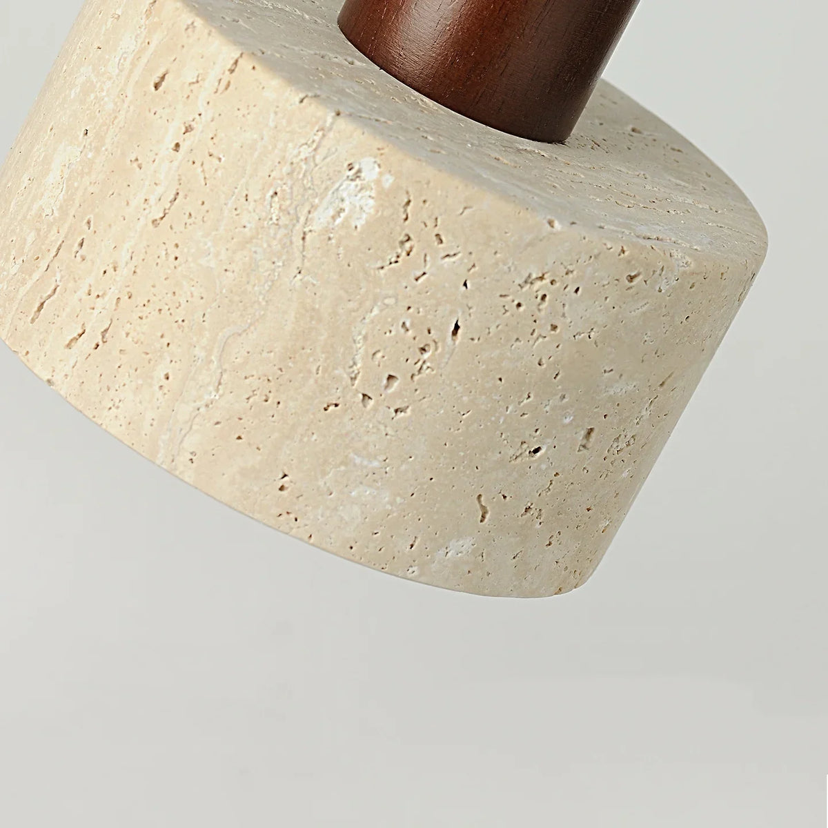 LED Yellow Travertine Pendant Light Hanglampen for Kitchen Cafe Living Room