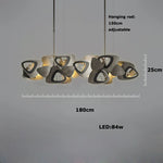 LED Crystal Chandelier - Modern Designer Indoor Lighting for Living and Dining Room