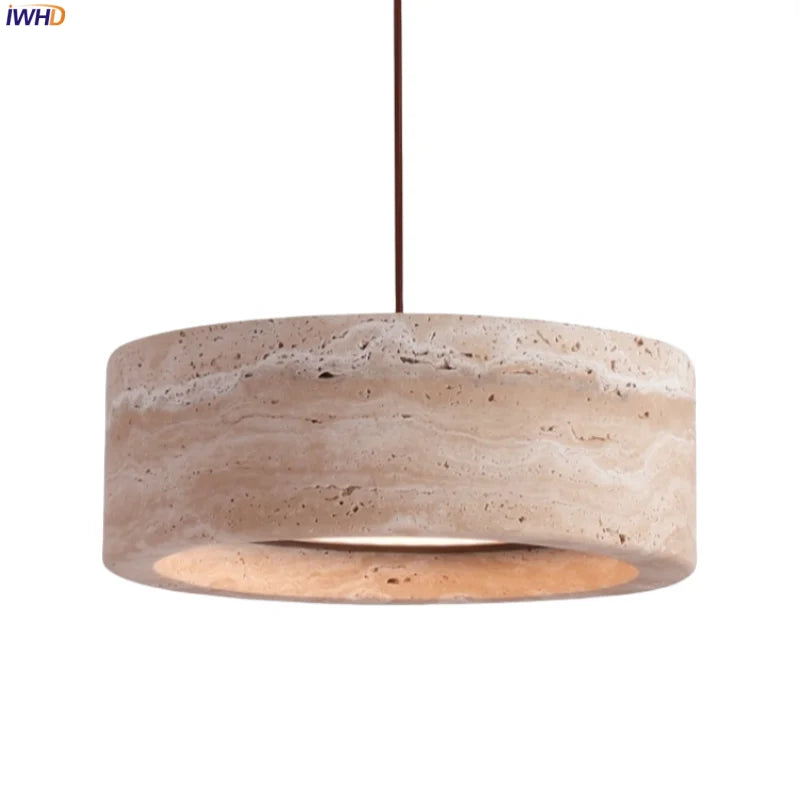 Stone LED Pendant Lights for Bedroom Living Room Kitchen Interior Lighting
