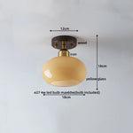 LED Ceiling Lamp Japanese Style Glass Modern Living Room Lighting