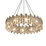 Crystal Dimmable Pendant Light Luminaire for Living Room Bedroom