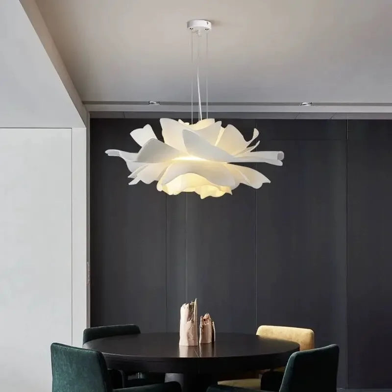 Scandinavia Flower Acrylic Pendant Chandelier for Kitchen Living Room