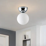 Glass Iron LED Ceiling Light - Modern Nordic Style Lighting Fixtures