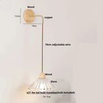 Clear Glass LED Wall Light with Pull Chain Switch