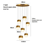 LED Crystal Chandelier Lighting for Foyer décor