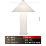 Minimalist LED Tyvek Floor Lamp for Bedroom & Living Room