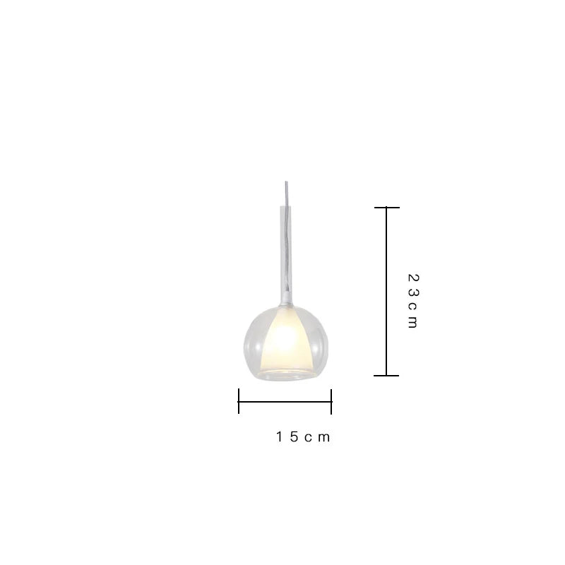 Designer Glass Chandelier Pendant Light for Dining Room Kitchen Loft Home Decor